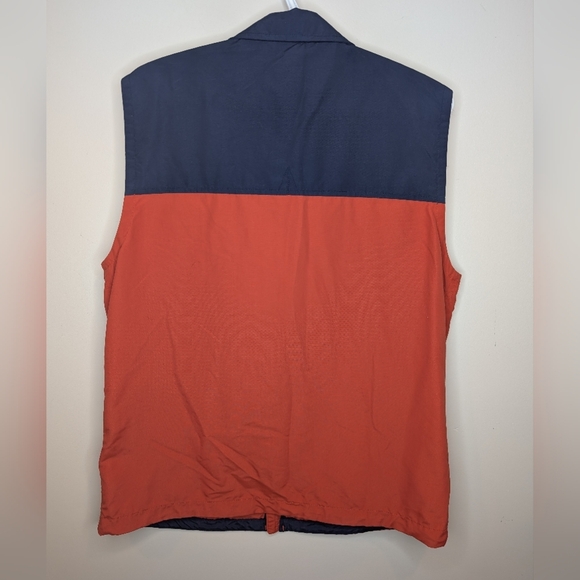 NWT LL Bean Mountain Classic Vest Color block Mens Medium Nylon Unlined Full Zip - Picture 2 of 10